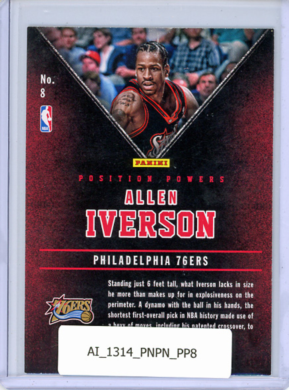 Allen Iverson 2013-14 Pinnacle, Position Powers #8