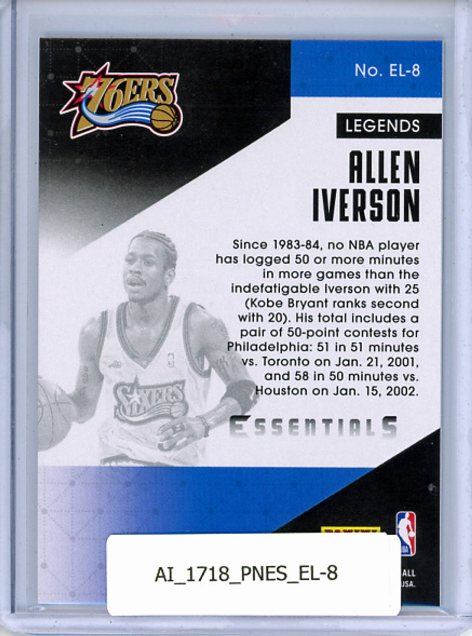 Allen Iverson 2017-18 Essentials, Essential Legends #EL-8
