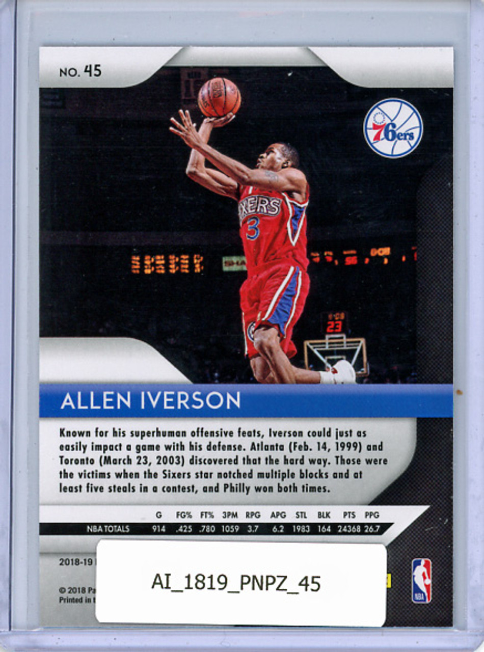 Allen Iverson 2018-19 Prizm #45