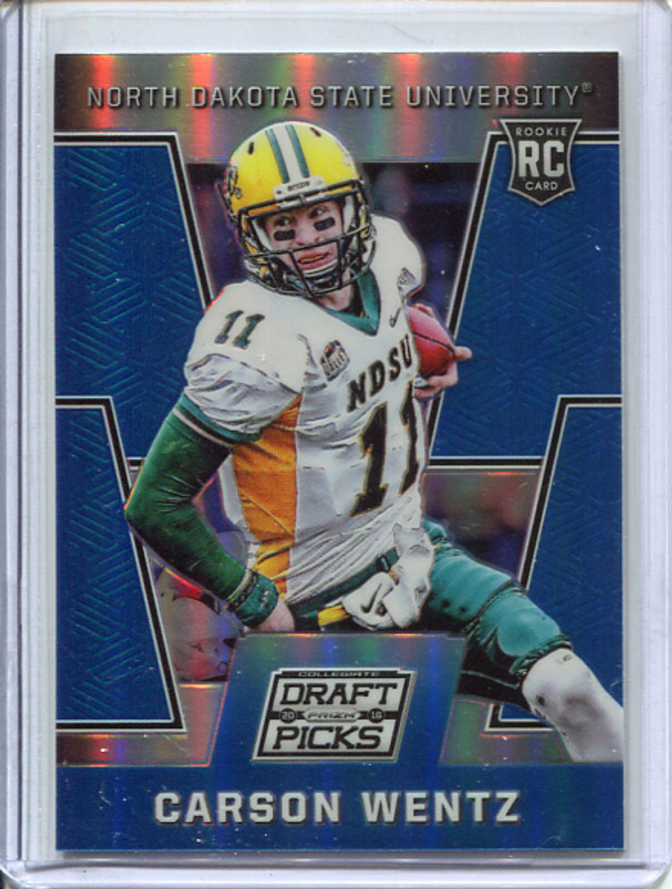 Carson Wentz 2016 Prizm Draft Picks #127 Blue