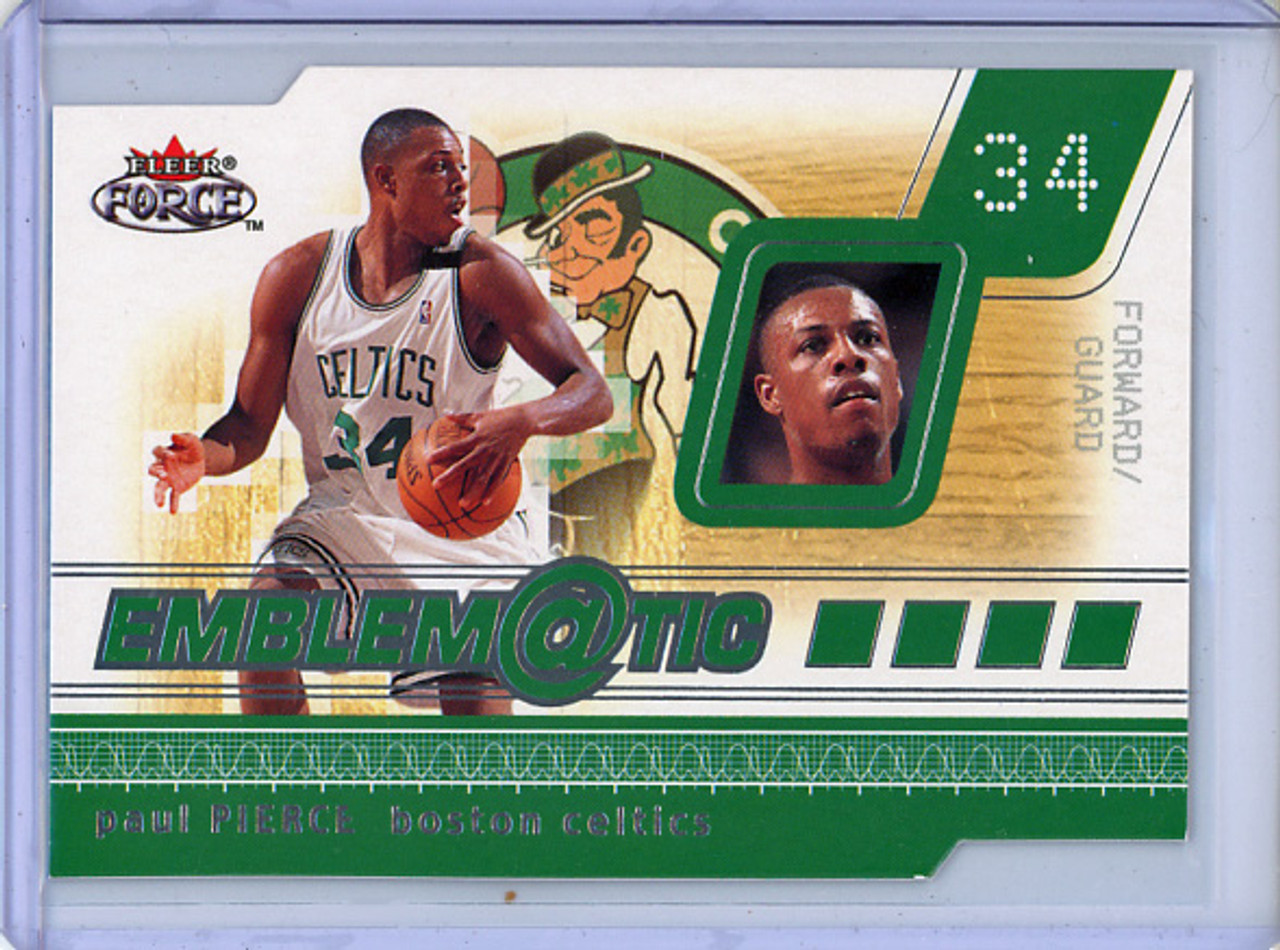 Paul Pierce 2001-02 Force, Emblematic #E8 (#187/399)