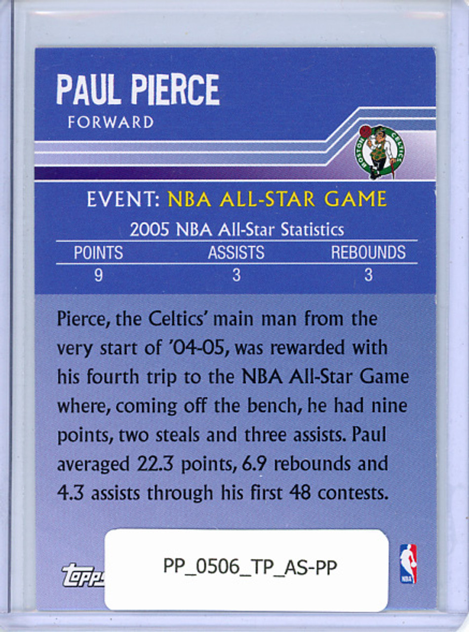 Paul Pierce 2005-06 Topps, All-Star Altitude #AS-PP