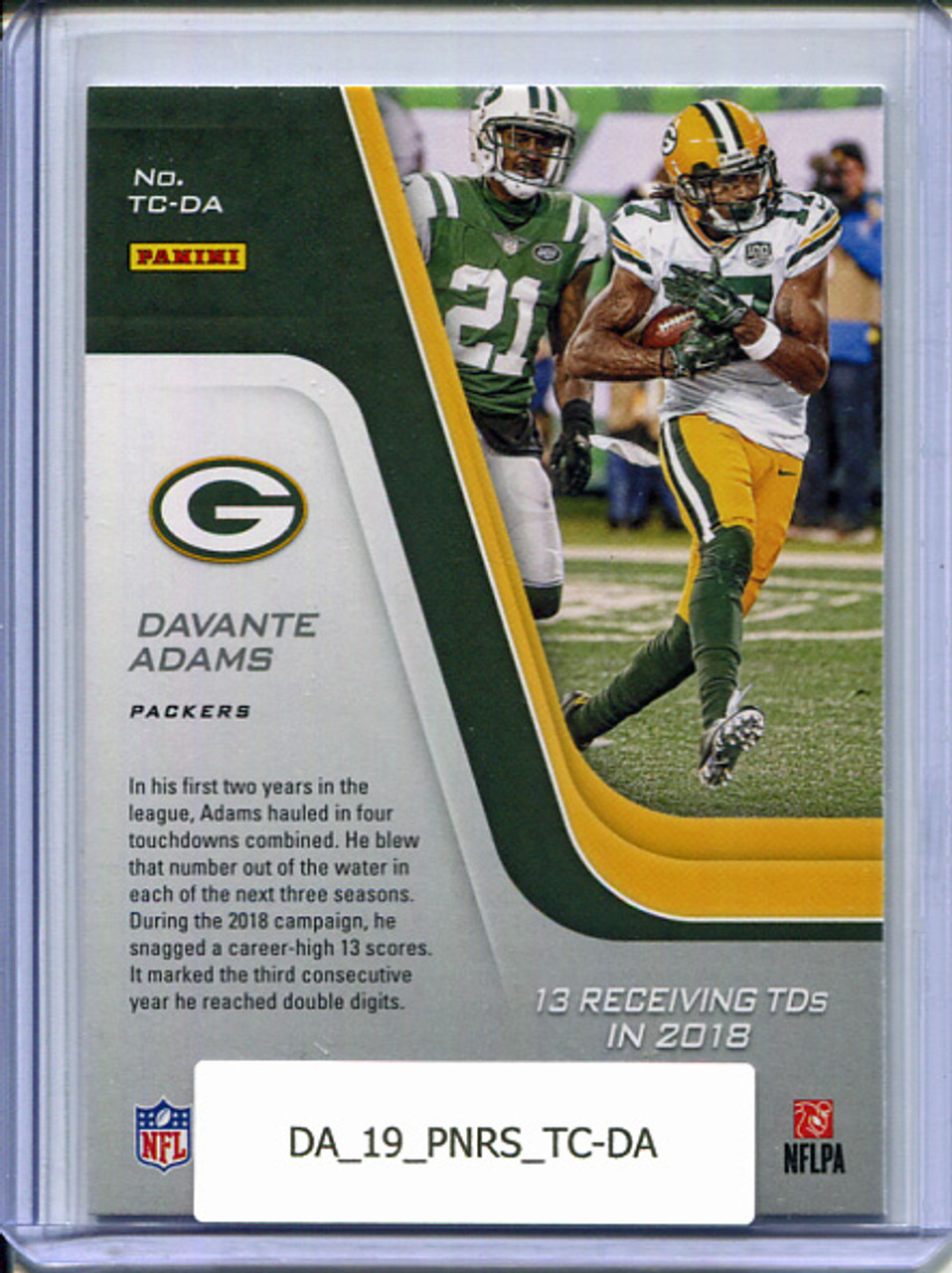 Davante Adams 2019 Rookies & Stars, Touchdown Club #TC-DA