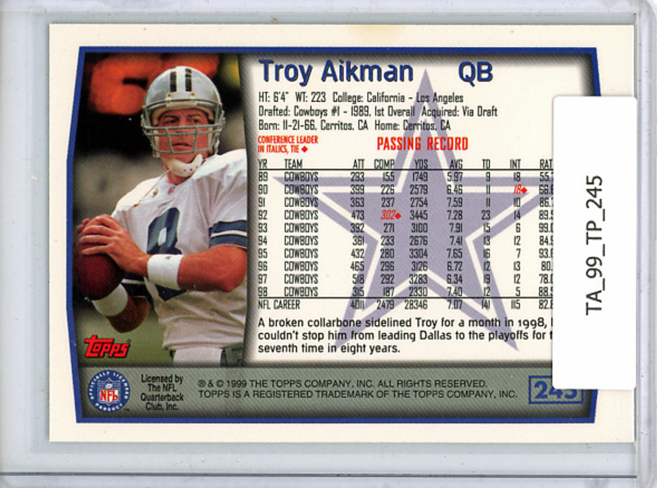 Troy Aikman 1999 Topps #245