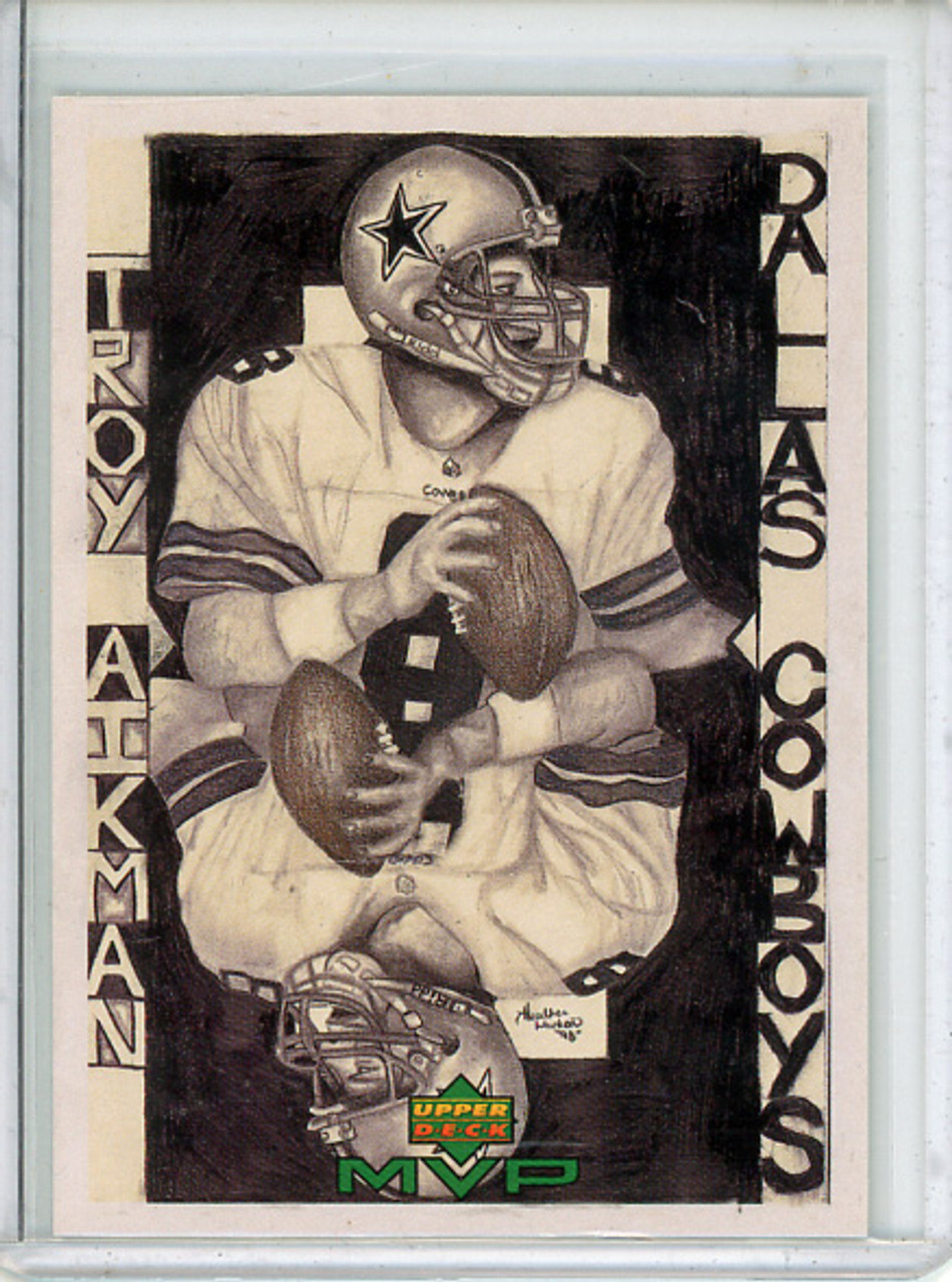 Troy Aikman 1999 MVP, Draw Your Own Card #W22