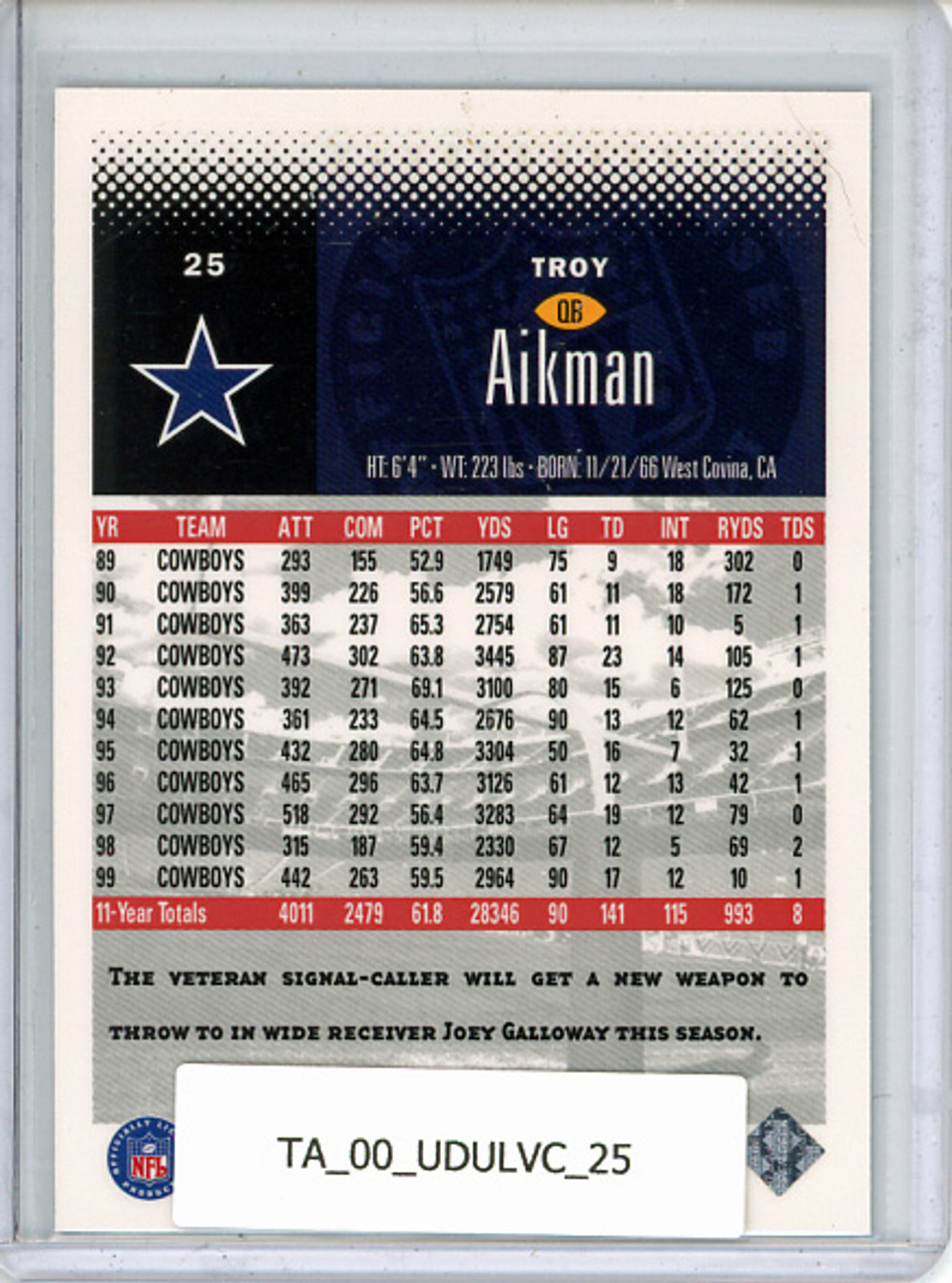 Troy Aikman 2000 Ultimate Victory #25