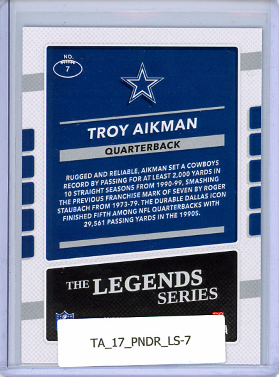 Troy Aikman 2017 Donruss, Legends Series #7