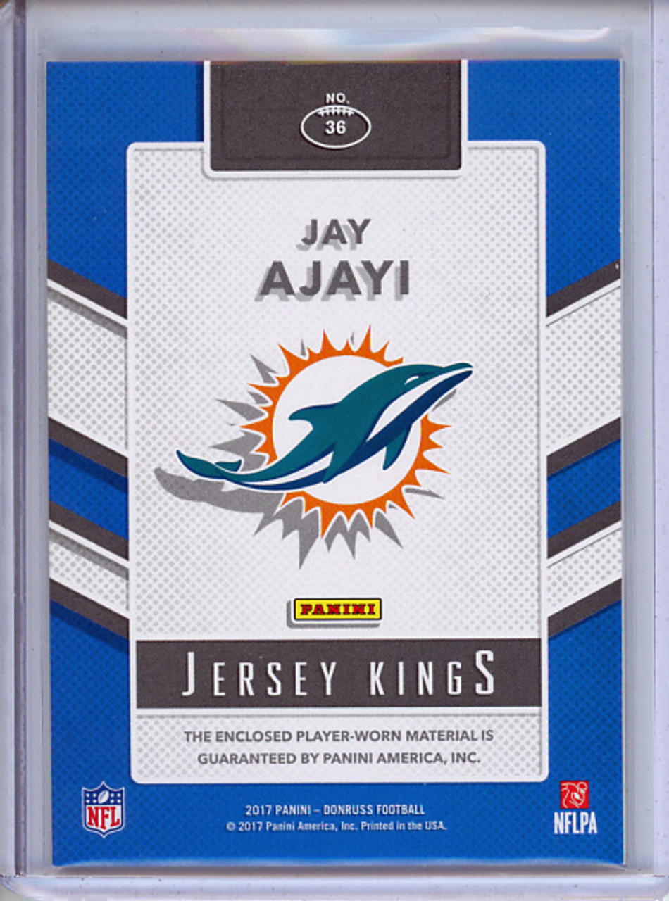 Jay Ajayi 2017 Donruss, Jersey Kings #36 (#66/99)