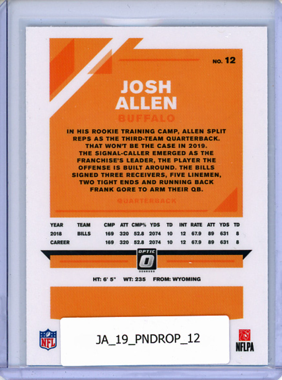 Josh Allen 2019 Donruss Optic #12