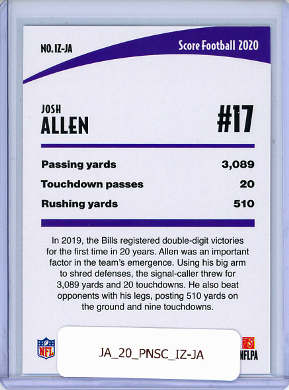 Josh Allen 2020 Score, In the Zone #IZ-JA