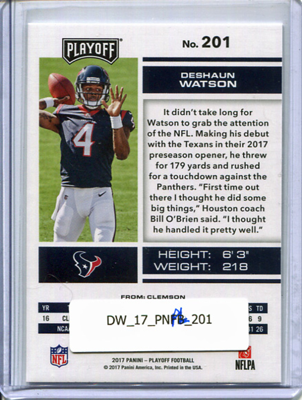 Deshaun Watson 2017 Playoff #201