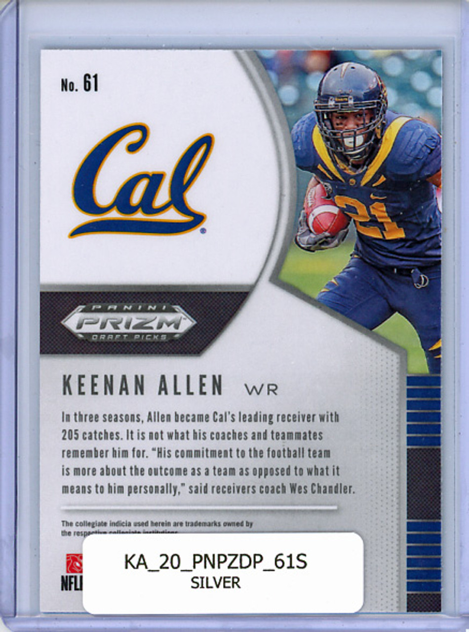 Keenan Allen 2020 Prizm Draft Picks #61 Silver