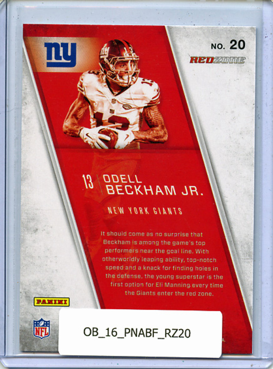 Odell Beckham Jr. 2016 Absolute, Red Zone #20