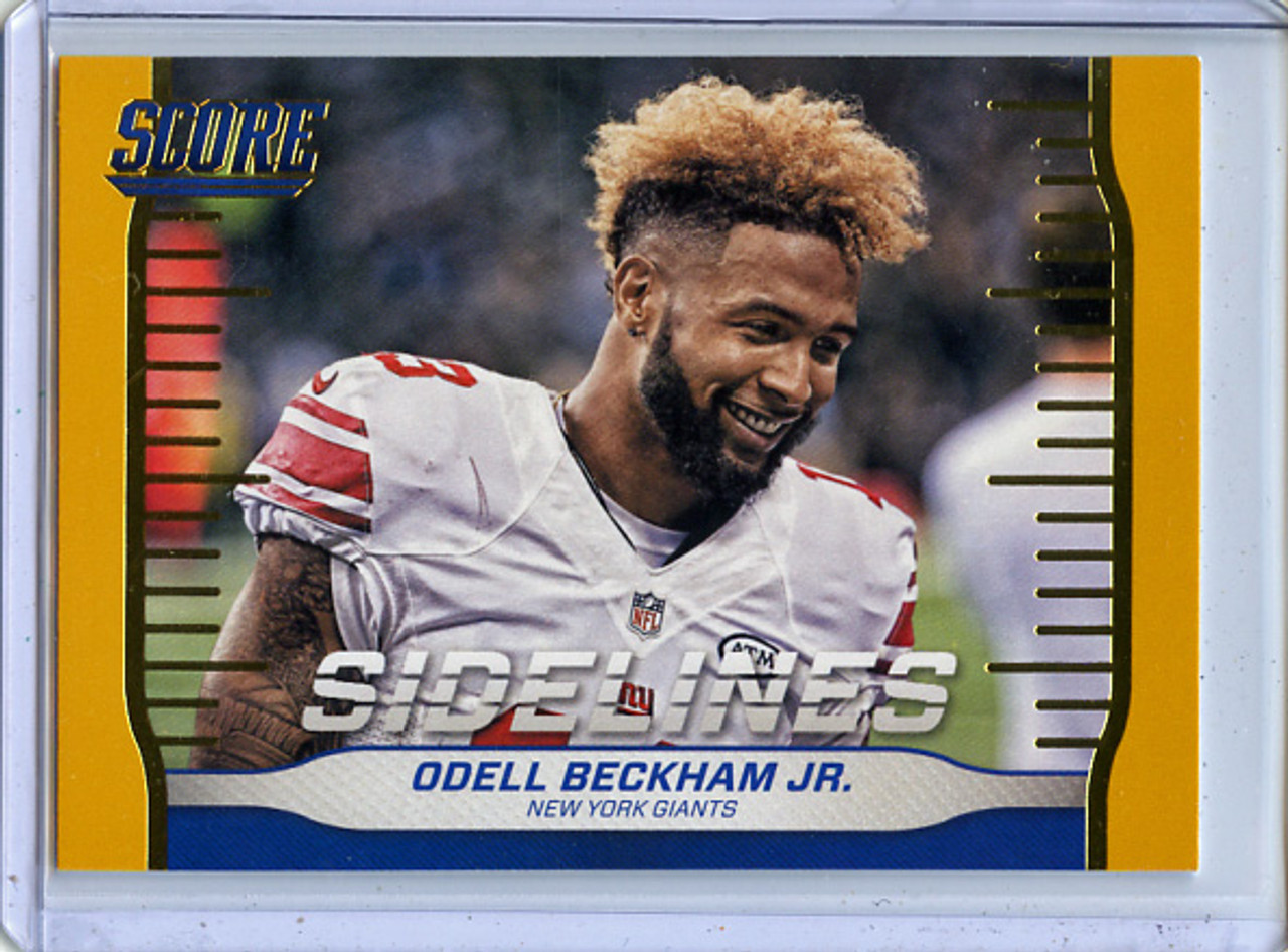 Odell Beckham Jr. 2016 Score, Sidelines #21 Gold