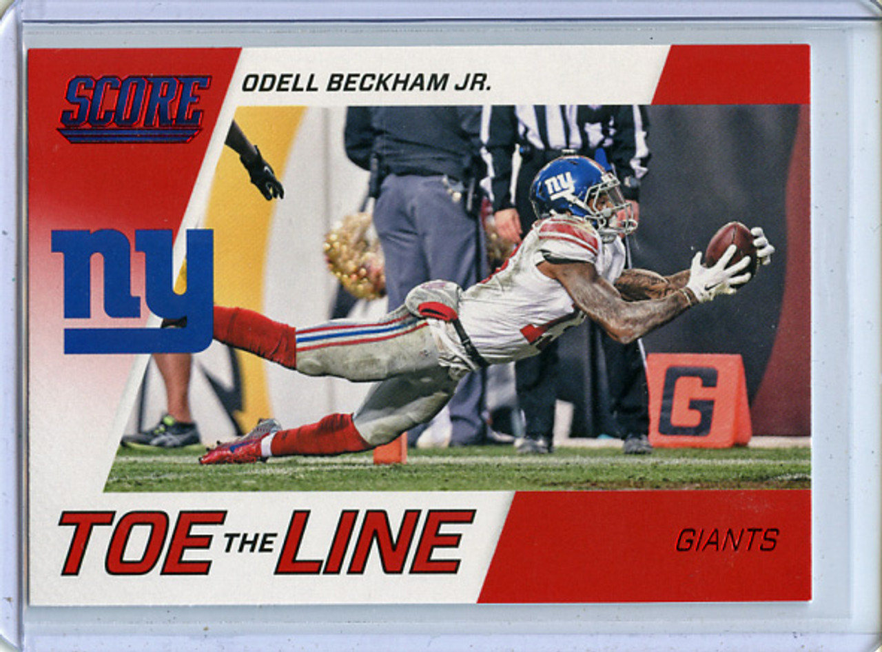 Odell Beckham Jr. 2016 Score, Toe the Line #4 Red