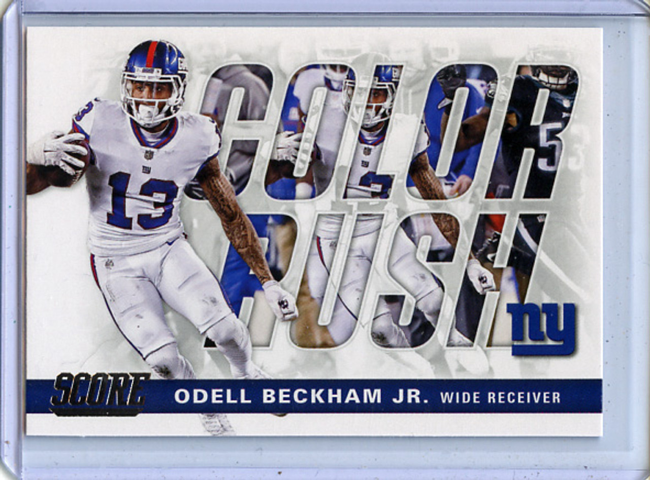 Odell Beckham Jr. 2017 Score, Color Rush #19