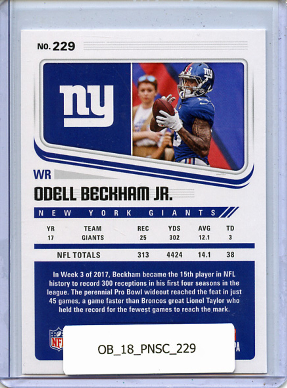 Odell Beckham Jr. 2018 Score #229