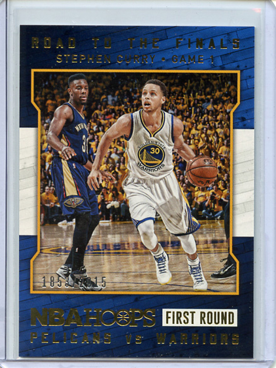 Stephen Curry 2015-16 Hoops, Road to the Finals #2 First Round (#1853/2015)