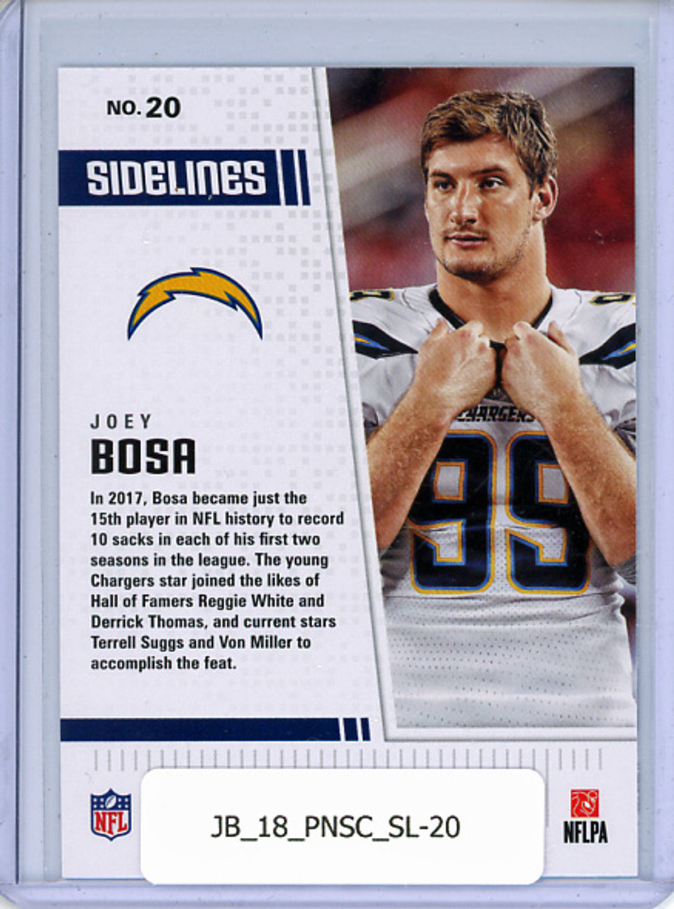 Joey Bosa 2018 Score, Sidelines #20