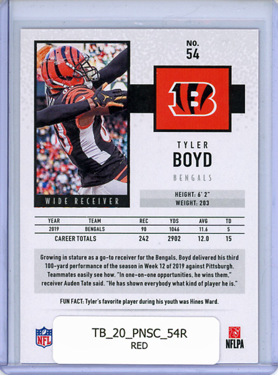 Tyler Boyd 2020 Score #54 Red