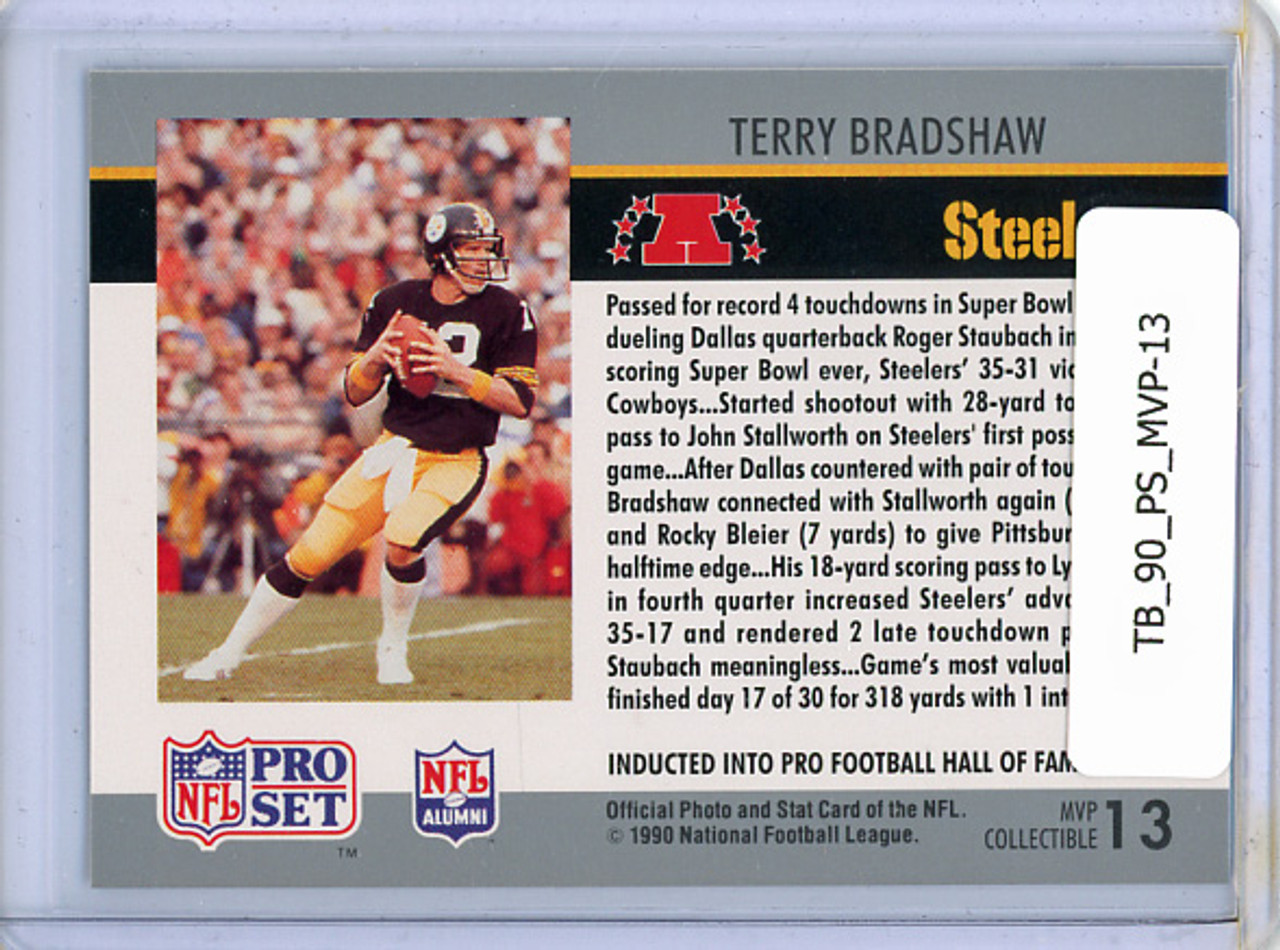 Terry Bradshaw 1990 Pro Set, Super Bowl MVPs #13