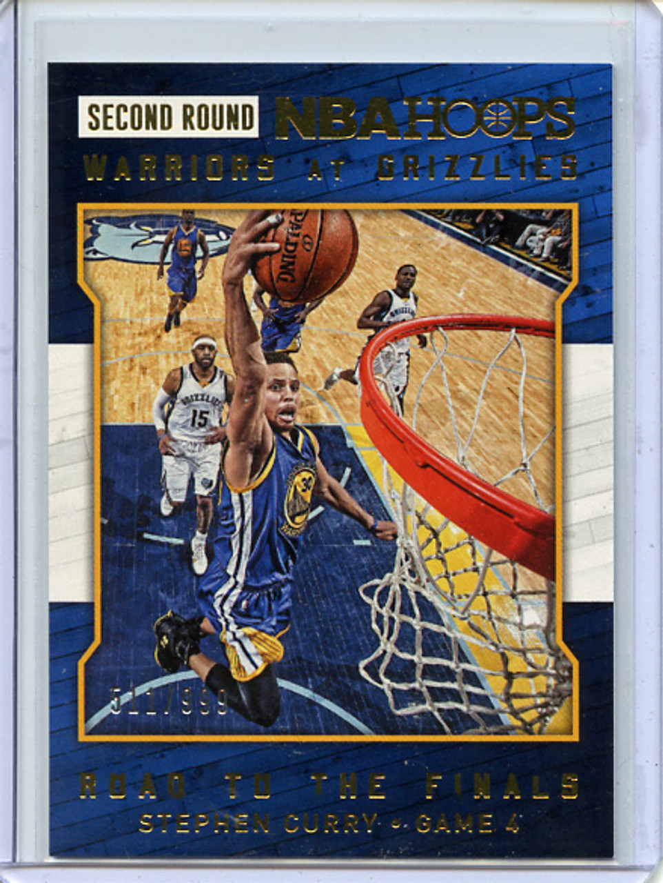 Stephen Curry 2015-16 Hoops, Road to the Finals #57 Second Round (#511/999)