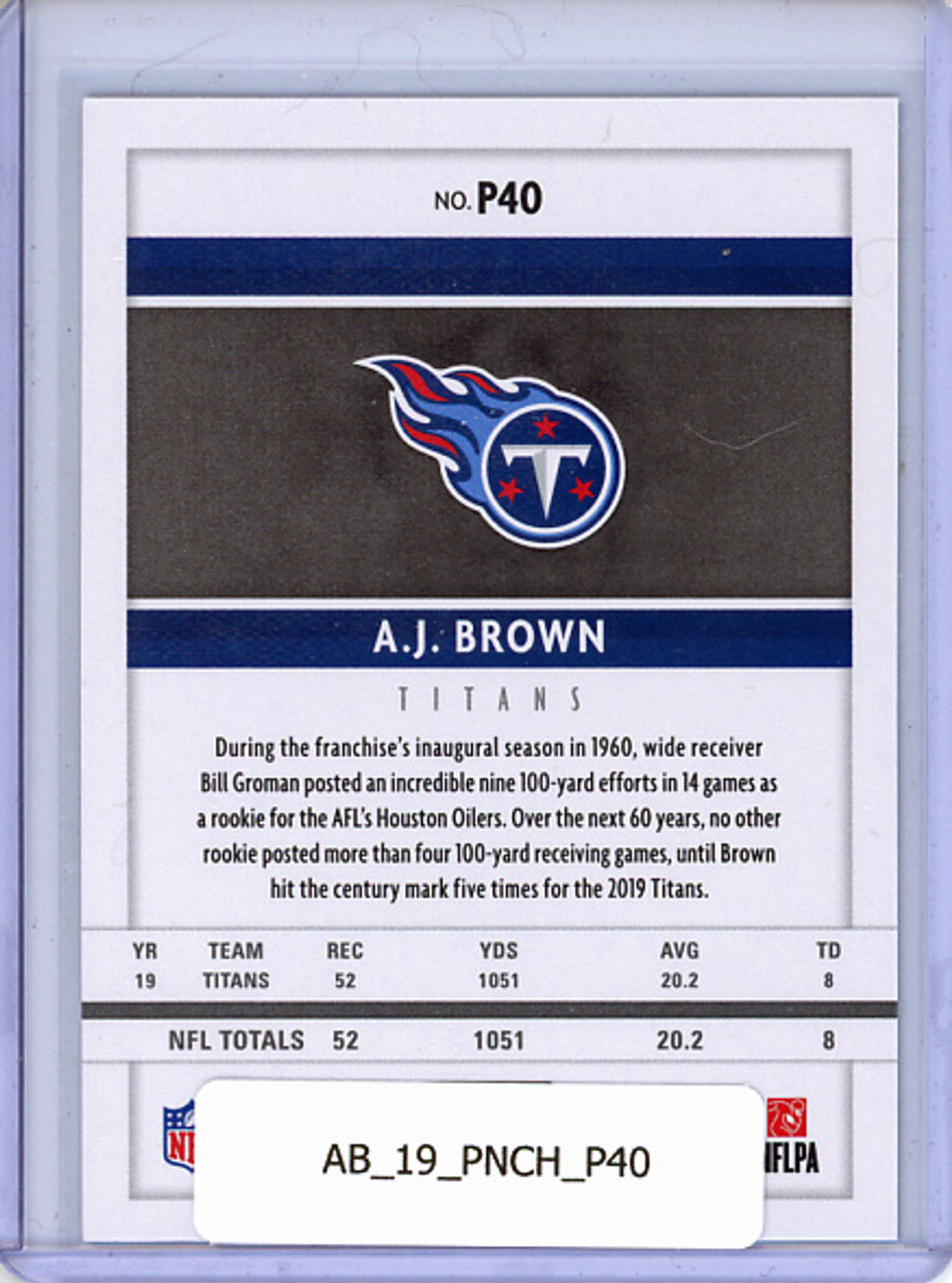 A.J. Brown 2019 Chronicles, Panini #P40