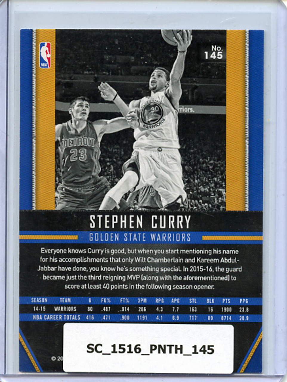 Stephen Curry 2015-16 Threads #145