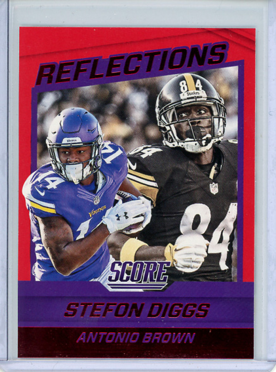 Antonio Brown, Stefon Diggs 2016 Score, Reflections #19 Red