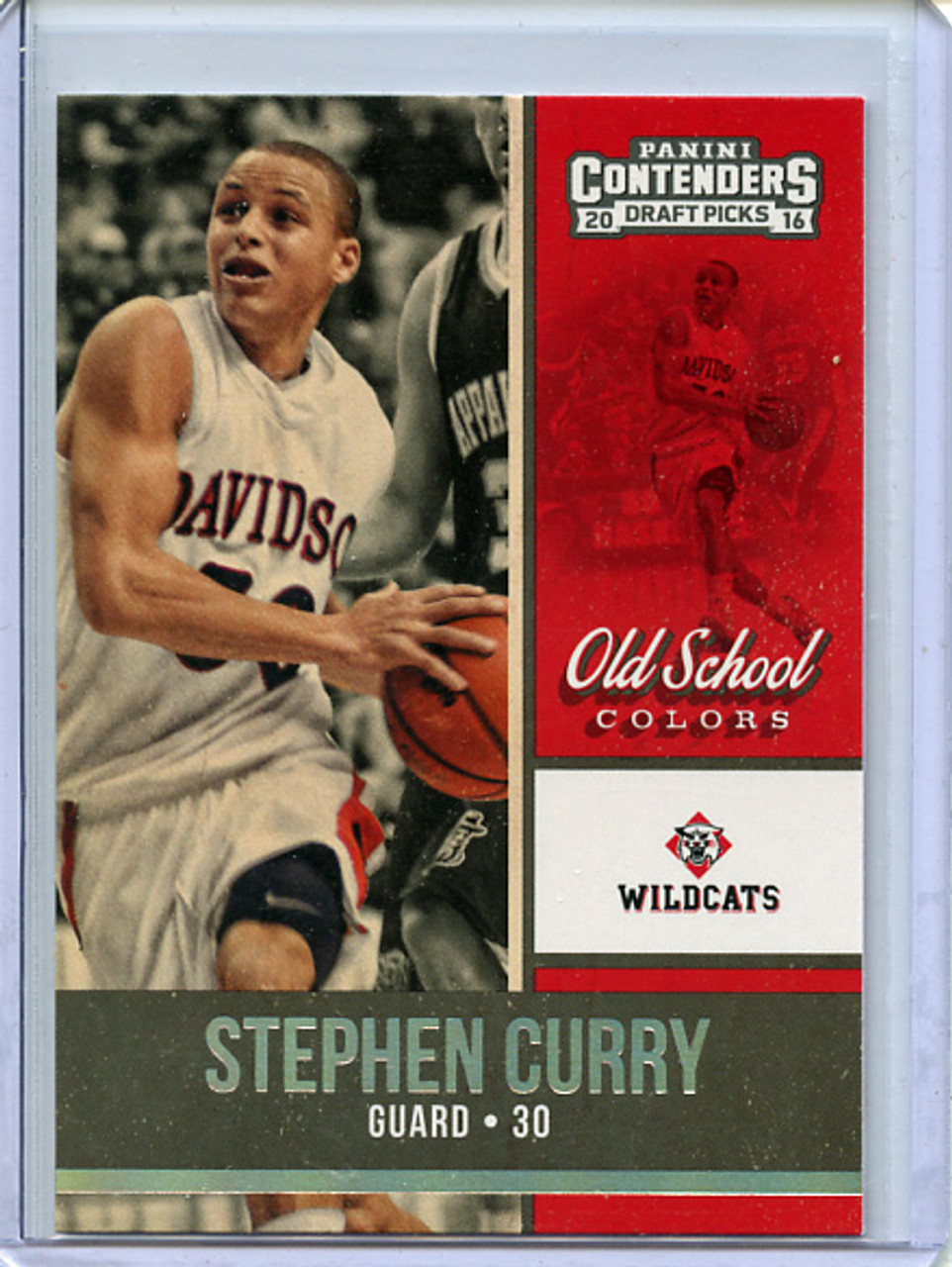 Stephen Curry 2016-17 Contenders Draft Picks, Old School Colors #19