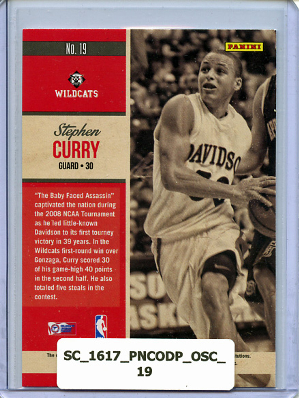 Stephen Curry 2016-17 Contenders Draft Picks, Old School Colors #19