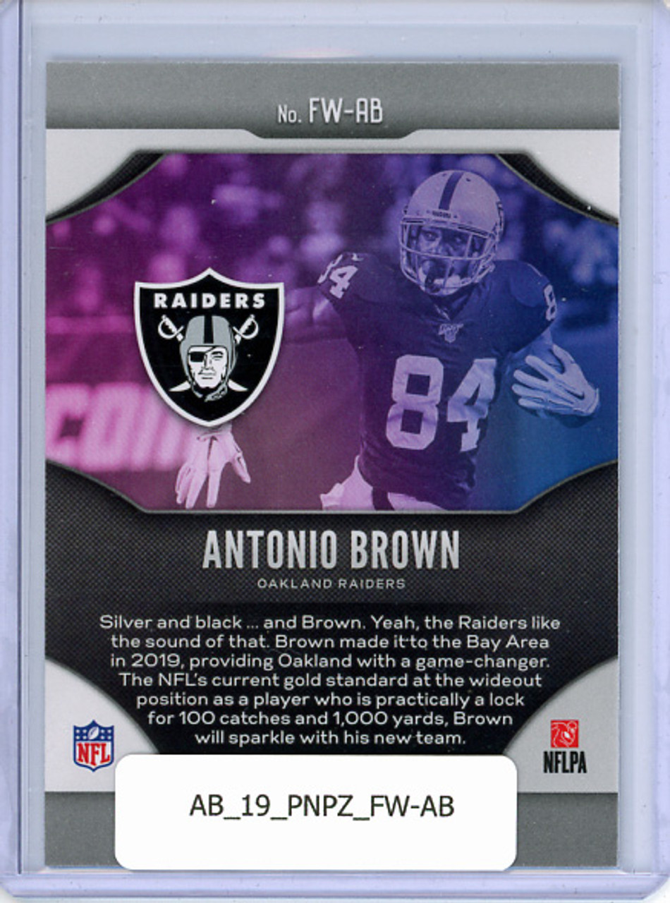 Antonio Brown 2019 Prizm, Fireworks #FW-AB