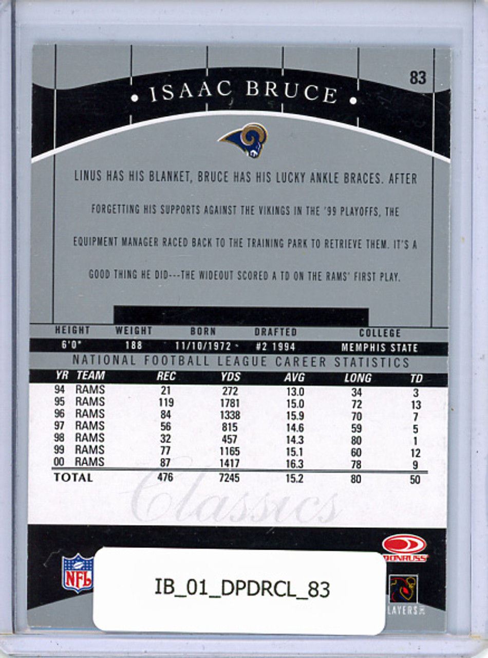 Isaac Bruce 2001 Donruss Classics #83