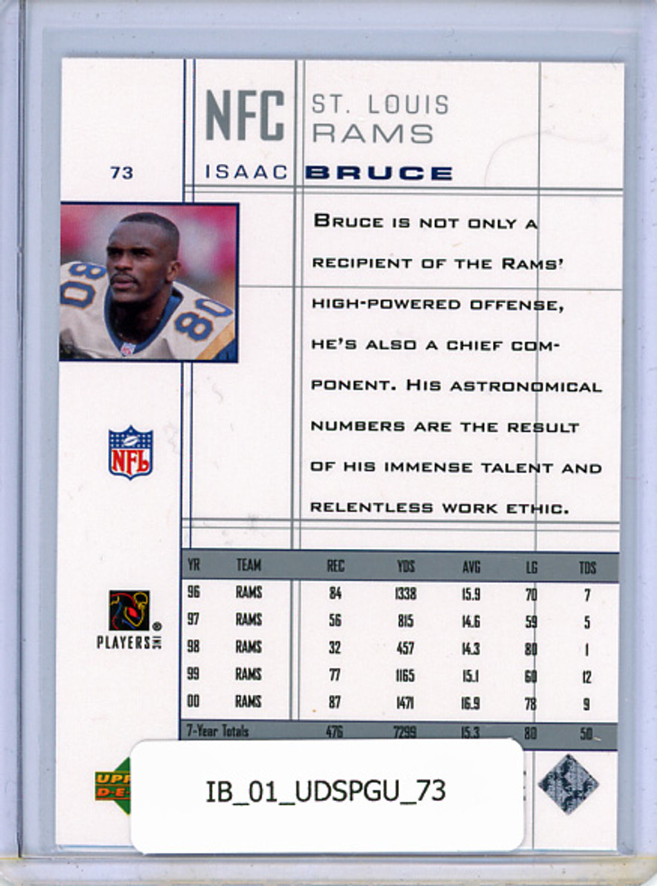 Isaac Bruce 2001 SP Game Used #73