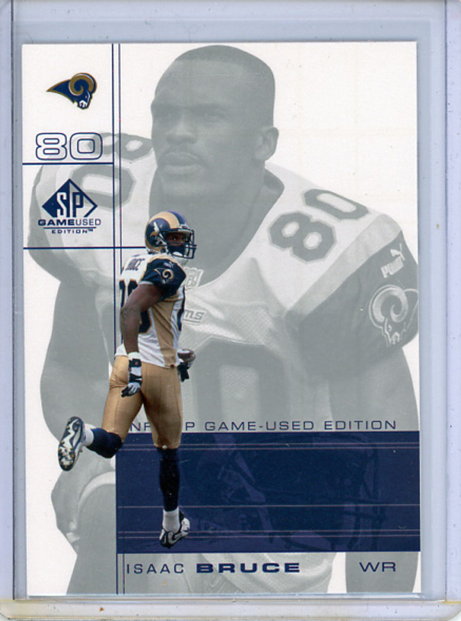 Isaac Bruce 2001 SP Game Used #73