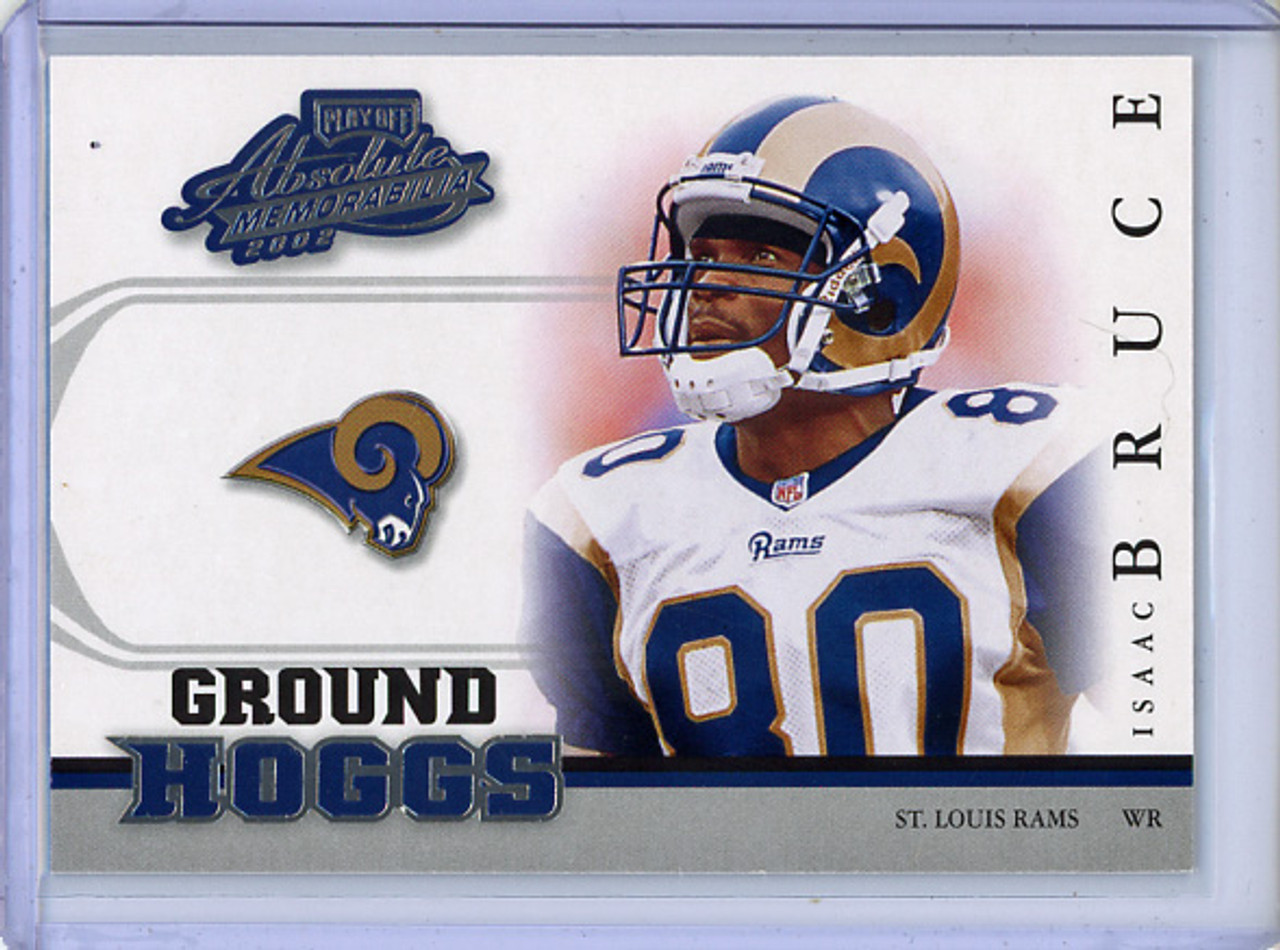 Isaac Bruce 2002 Playoff Absolute, Ground Hoggs #GH-15