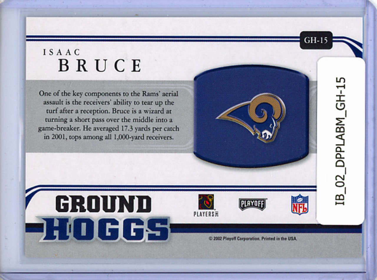 Isaac Bruce 2002 Playoff Absolute, Ground Hoggs #GH-15