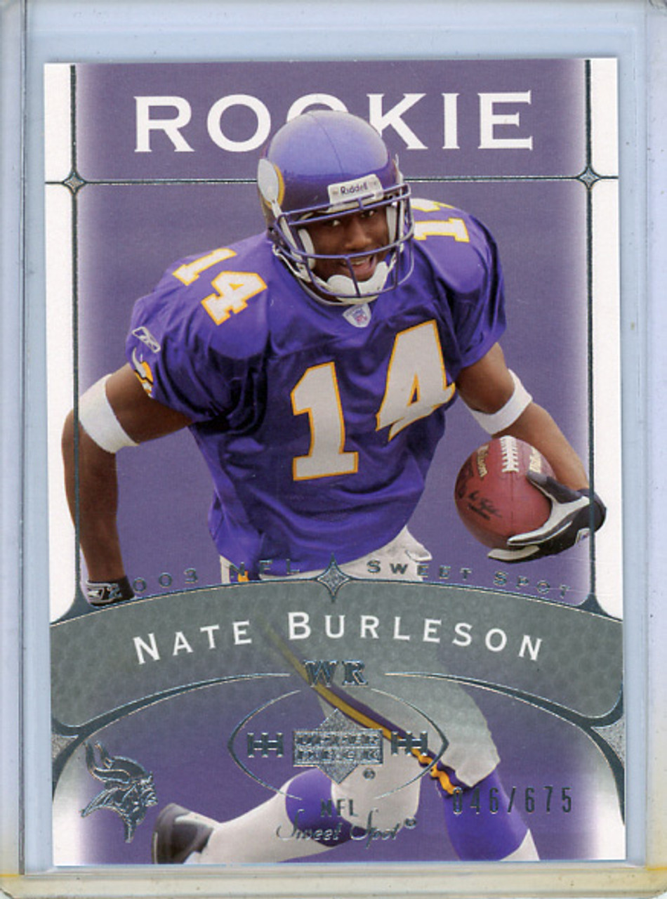 Nate Burleson 2003 Sweet Spot #161 (#046/675)