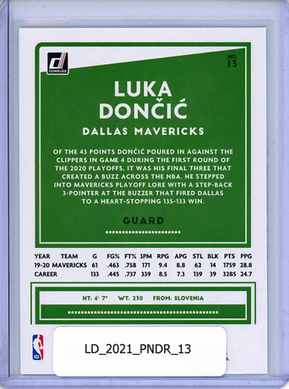 Luka Doncic 2020-21 Donruss #13