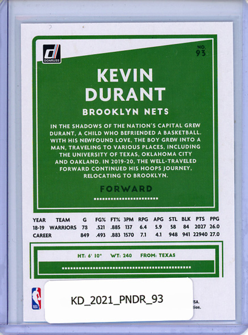 Kevin Durant 2020-21 Donruss #93