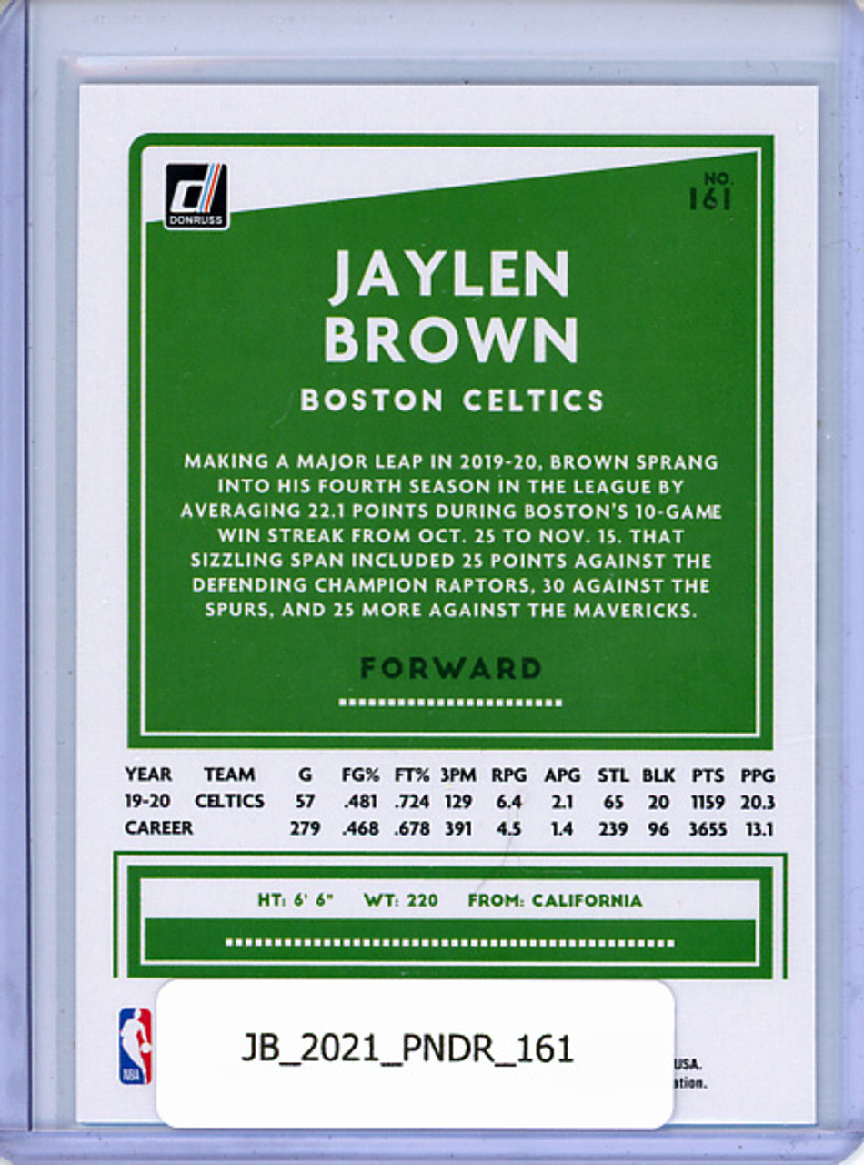 Jaylen Brown 2020-21 Donruss #161