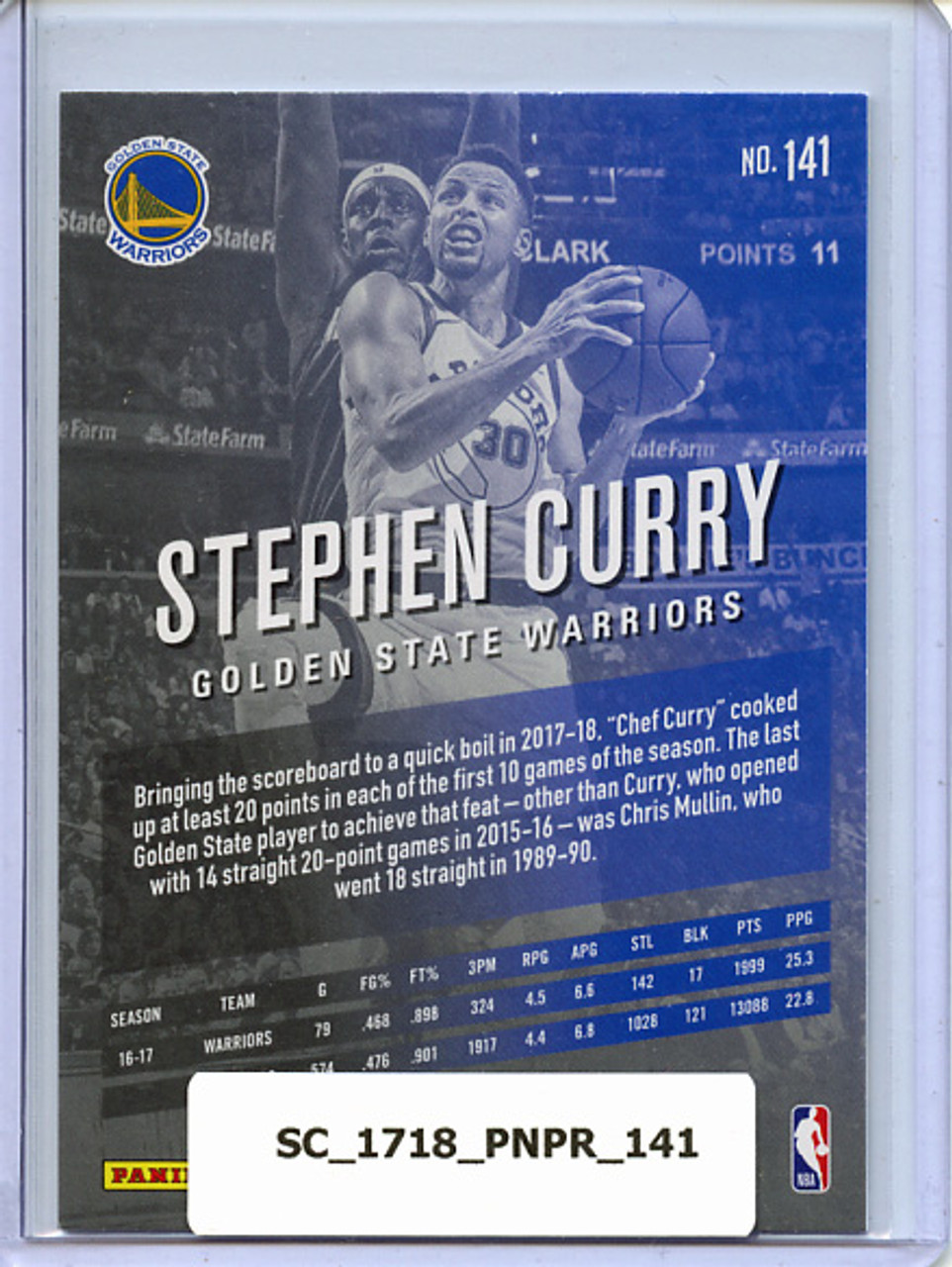 Stephen Curry 2017-18 Prestige #141