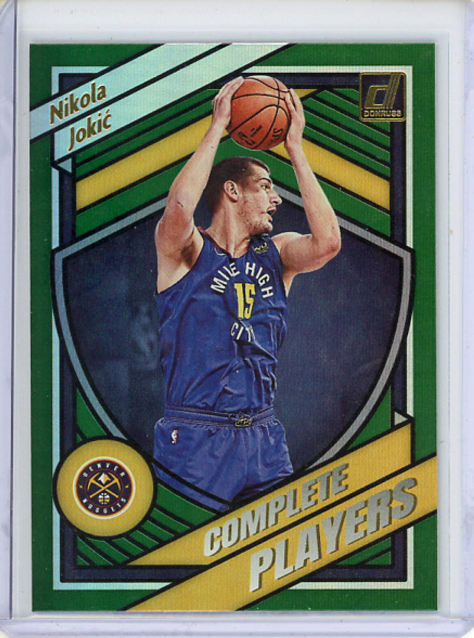 Nikola Jokic 2020-21 Donruss, Complete Players #20 Green Flood