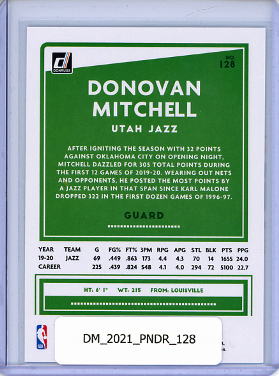 Donovan Mitchell 2020-21 Donruss #128
