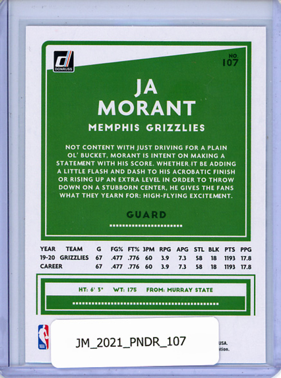 Ja Morant 2020-21 Donruss #107
