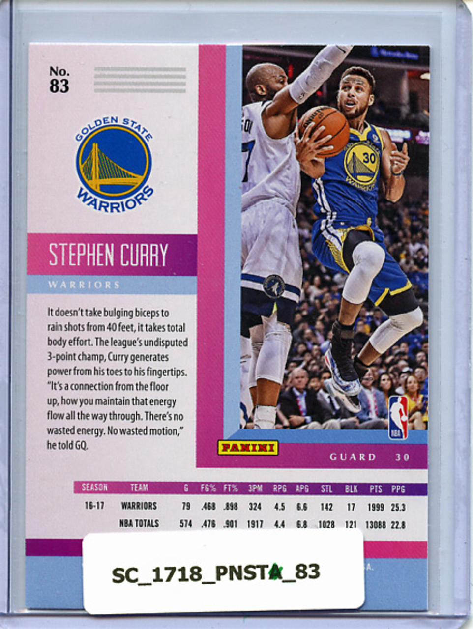 Stephen Curry 2017-18 Status #83