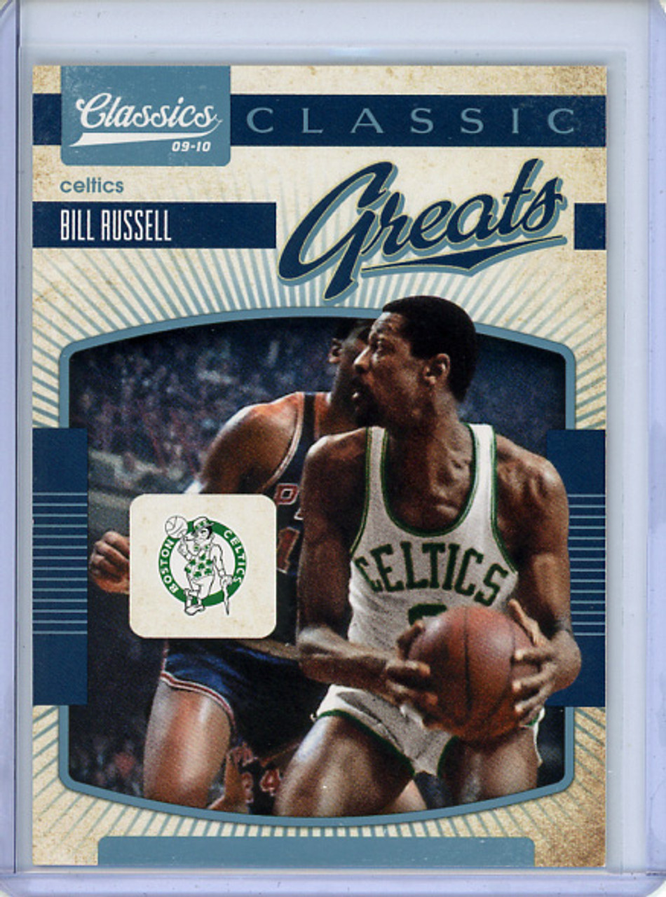 Bill Russell 2009-10 Classics, Classic Greats #1 Platinum (#22/25)