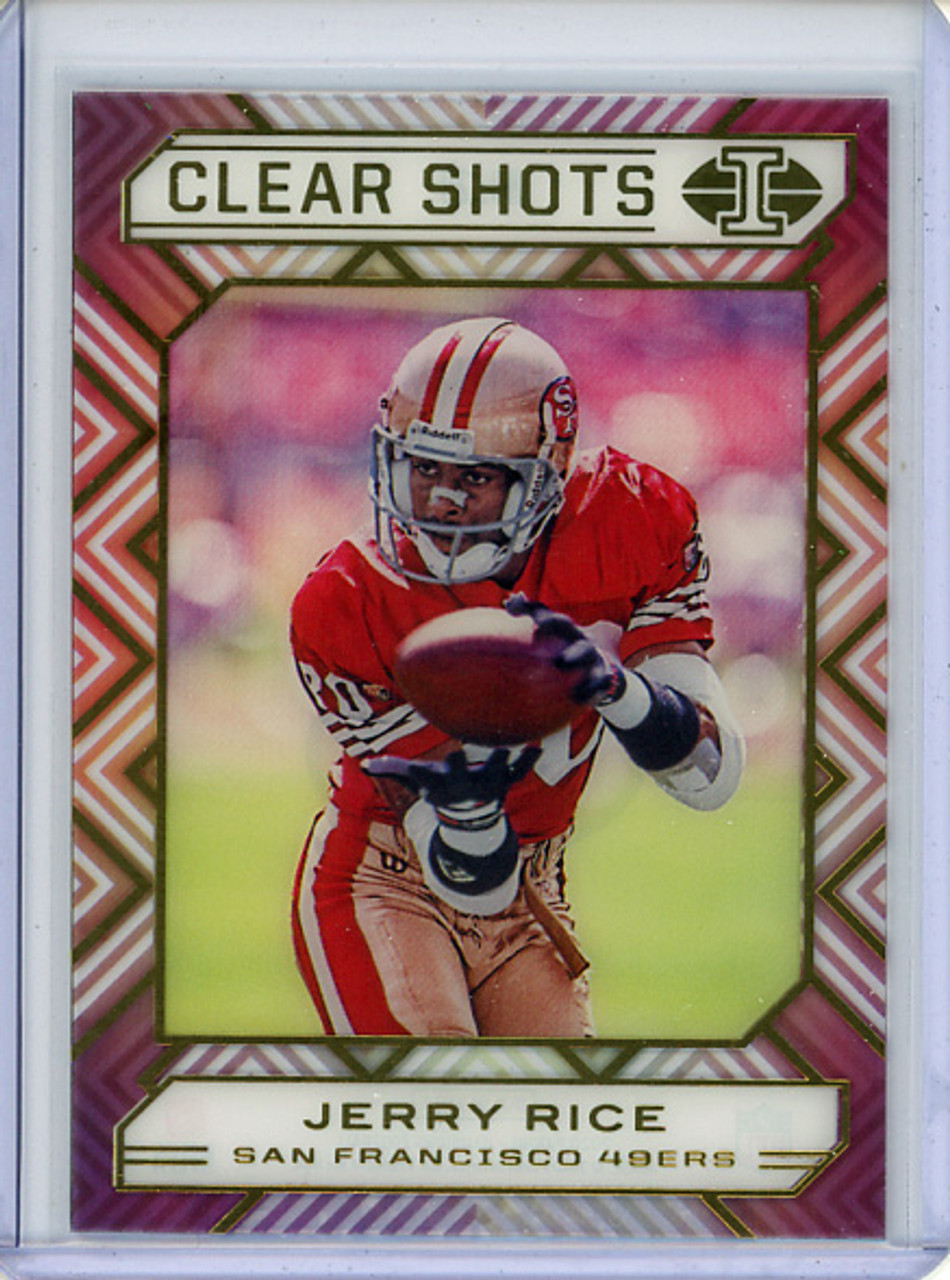 Jerry Rice 2020 Illusions, Clear Shots #20