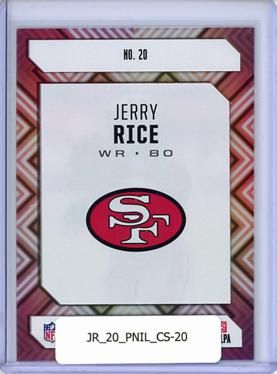 Jerry Rice 2020 Illusions, Clear Shots #20