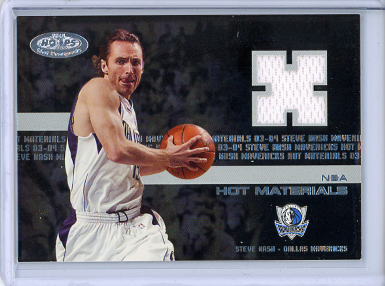 Steve Nash 2003-04 Hoops Hot Prospects, Hot Materials #HM-SN (#052/500)